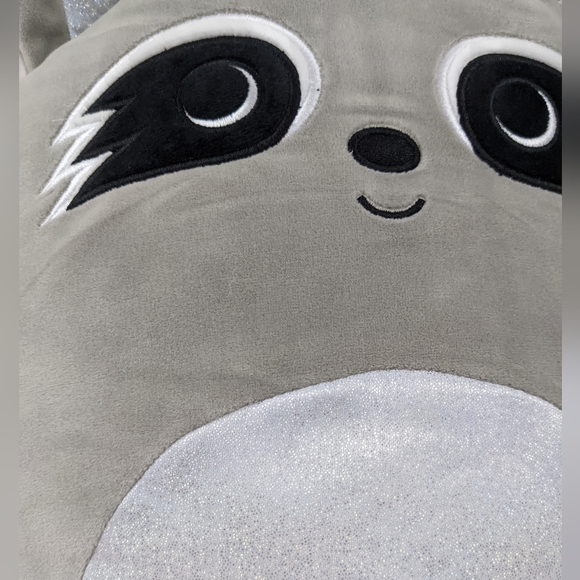 Kellytoy Squishmallows Max the Raccoon Gray Black Rainbow New with Tags 12" - Picture 2 of 11